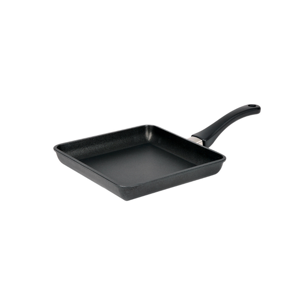 Grill pan square smooth base