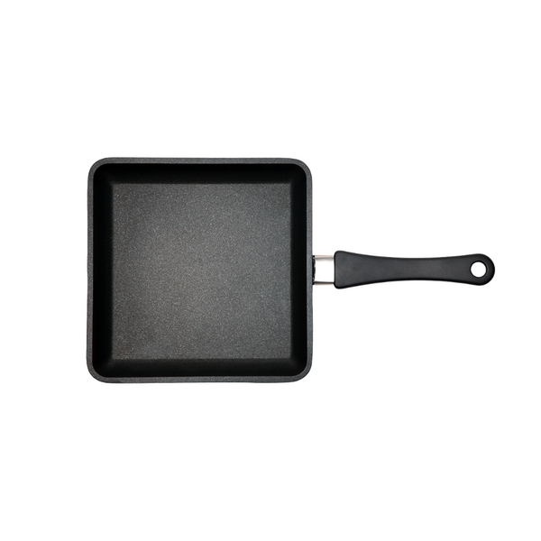 Grill pan square smooth base
