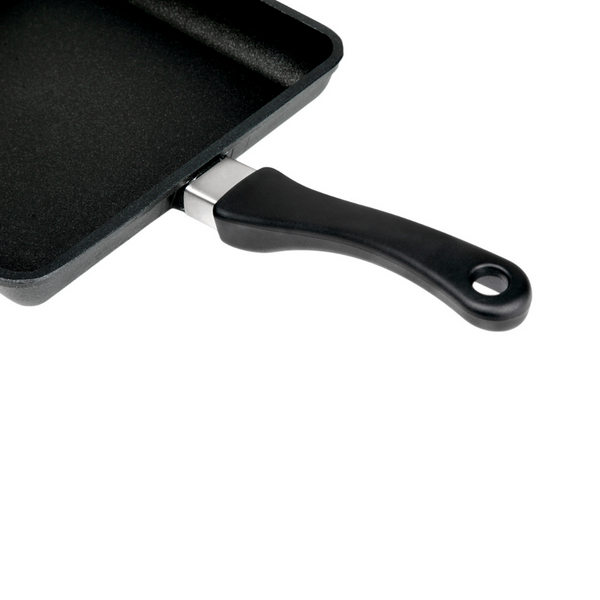 Grill pan square smooth base
