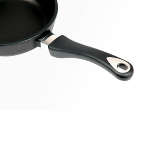 Frying pan with rain drop handle